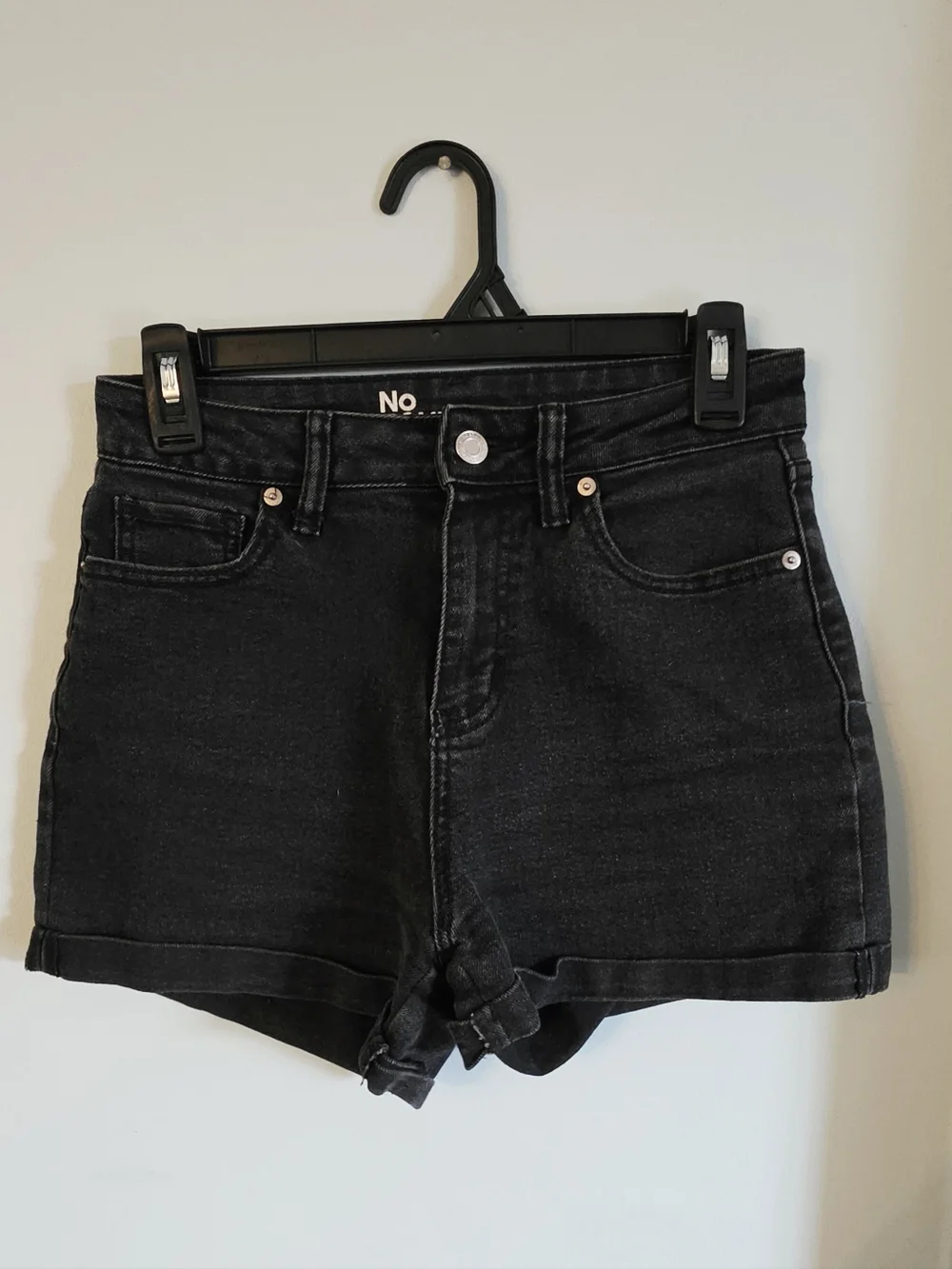 No Boundaries Black Denim Shorts
